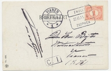 Treinblokstempel : Zwolle - Zutphen B 1911
