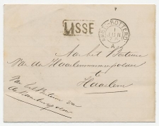 Stempel Distributiekantoor Lisse - Haarlem 1875