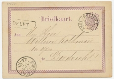 Trein haltestempel : Delft 1875