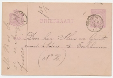 Trein kleinrondstempel :  s Gravenhage - Gouda I 1888