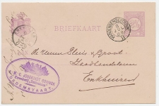 Trein kleinrondstempel : Hardenberg - Dedemsvaart II 1889