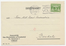 Firma kaart Gemeentelijk Trambedrijf Utrecht 1939