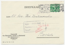 Firma kaart Gemeentelijk Autobus- en Radiobedrijf  Utrecht 1942