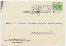 Firma kaart Haagsche Tramweg Maatschappij Den Haag 1940