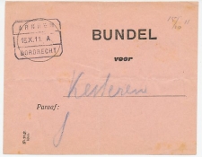Treinblokstempel : Arnhem - Dordrecht A 1911