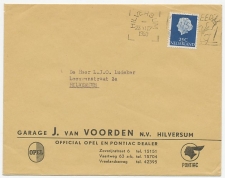Firma envelop Hilversum 1960 - Opel / Pontiac / Indiaan