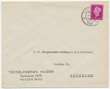 Firma envelop Huizen 1948 - Textielfabriek