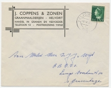 Firma envelop Helvoirt 1940 - Graanmaalderij