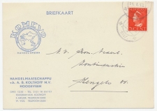 Firma Briefkaart Hoogeveen 1947 - Globe / Wereld