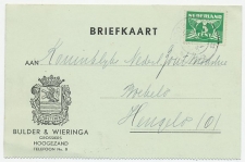 Firma briefkaart Hoogezand 1941 - Wapen van Zeeland