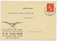 Firma briefkaart Hoorn 1947 - Arend