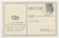 Firma briefkaart Huizen 1930 - Papierwarenfabriek