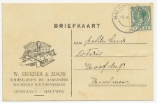 Firma briefkaart Halfweg 1929 - Gereedschap