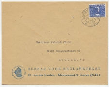 Firma envelop Laren 1949 - Reclame