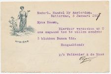 Firma briefkaart Rotterdam 1917 - HygiÃ«ne