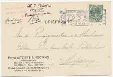 Firma briefkaart Rijk Haarlemmermeer 1935 - Aannemers