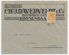 Firma envelop Roosendaal 1927 - Transport