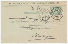 Firma briefkaart St Anna Parochie 1900