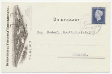 Firma briefkaart Tilburg 1949 - Twernerij / Ververij
