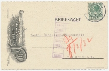 Firma briefkaart Tilburg 1932 - Koffiebranderij