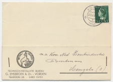 Firma briefkaart Vorden 1946 - Metaal / Gems / Bok