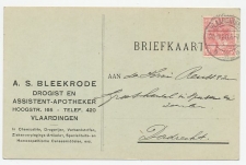 Firma briefkaart Vlaardingen 1920 - Drogisterij / Apotheker