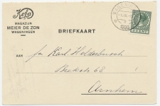 Firma briefkaart Wageningen 1936 - Magazijn