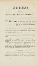 Staatsblad 1862 : Spoorlijn Arnhem - Zutphen