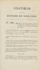 Staatsblad 1862 : Spoorlijn Utrecht - Zwolle