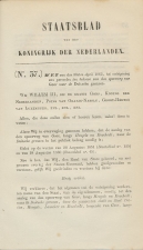 Staatsblad 1863 : Spoorlijn Goor - Duitsche grenzen