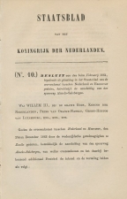Staatsblad 1864 : Spoorlijn Almelo - Salzbergen