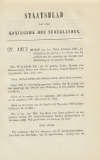 Staatsblad 1864 : Spoorlijn Utrecht - Kuilenburg