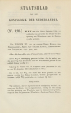 Staatsblad 1864 : Spoorlijn Winschoten - Hannoversche grenzen