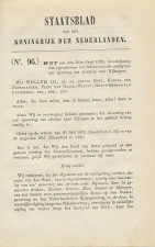 Staatsblad 1875 : Spoorlijn Arnhem - Nijmegen