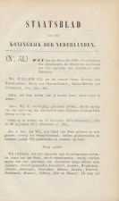 Staatsblad 1878 : Spoorlijn Amersfoort - Nijmegen