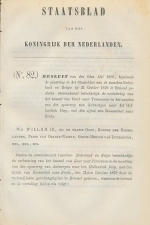 Staatsblad 1880 : Spoorlijn Antwerpen - Hollands Diep - Roosenda