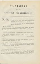 Staatsblad 1882 : Spoorlijn Rotterdam - Maassluis