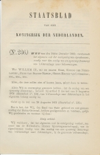Staatsblad 1882 : Spoorlijn  s Gravenhage - Scheveningen
