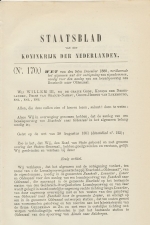 Staatsblad 1888 : Spoorlijn Enschede - Oldenzaal