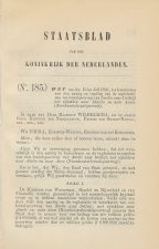 Staatsblad 1898 : Spoorlijn Zwolle - Delfzijl - Almelo - Assen