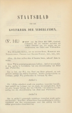 Staatsblad 1899 : Spoorlijn Hulst - Walsoorden 