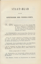 Staatsblad 1899 : Spoorlijn Enschede - Ahaus