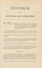 Staatsblad 1901 : Spoorlijn Haarlem - Zandvoort