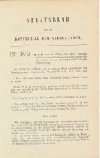 Staatsblad 1901 : Spoorlijn Zwolle - Marienberg