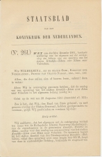 Staatsblad 1901 : Spoorlijn Kwadijk - Edam - Volendam