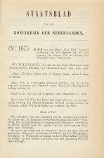 Staatsblad 1903 : Spoorlijn Dinxperlo - Varsseveld