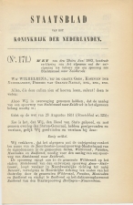 Staatsblad 1903 : Spoorlijn Stadskanaal - Zuiddbroek