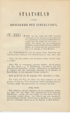 Staatsblad 1904 : Spoorlijn / Stoombootveer Hellevoetsluis