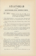 Staatsblad 1905 : Spoorlijn Deventer - Raalte - Ommen