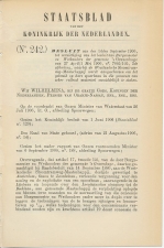 Staatsblad 1906 : Spoorlijn Westlandsche Stoomtramweg Maatschapp